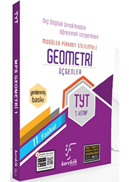 Karekök Yayıncılık TYT Geometri Üçgenler 1. Kitap