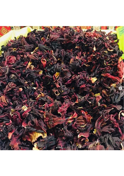 Hibiskus Mekke Gülü Bamya Çiçeği 25 gr Doğal Organik Saf Hibiscus