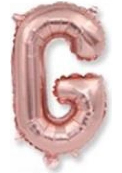 G Harf Rose Gold Folyo Balon 40 Inc 100 cm
