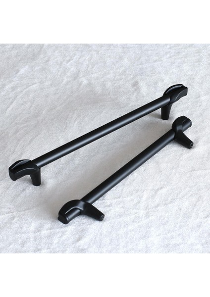 Prade 224 mm Mat Siyah Metal Kulp Mobilya Çekmece Mutfak Dolap Kapak Kulpları Dolabı Kulbu Kulpu modelleri