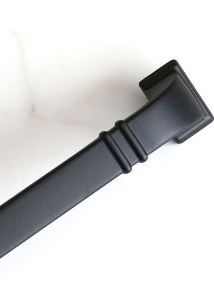 Roma 224 mm Mat Siyah Kulp Metal Mobilya Çekmece Dolap Kapak Mutfak Kulpları Kulbu Dolabı Kulpu modelleri