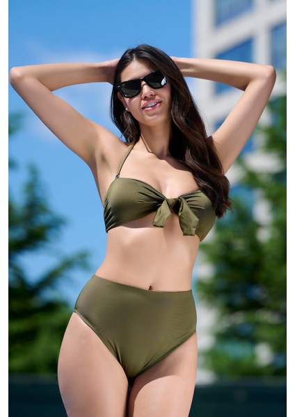 Önden Bağlı Bikini Üst