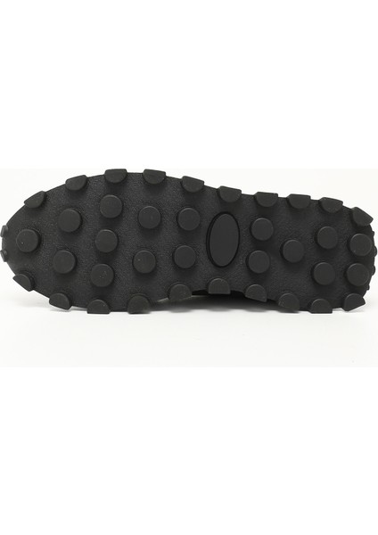 Erkek Lacivert Bağcıklı Hakiki Deri Comfort Sneaker