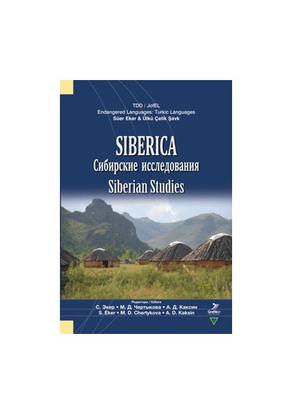 Siberica - Сибирские Исследования Siberian Studies - S. Eker