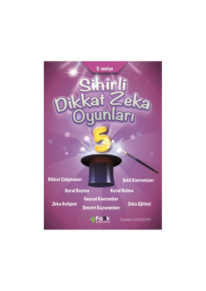 5. Seviye Sihirli Dikkat Zeka Oyunları 5 - Tacettin Kandemir