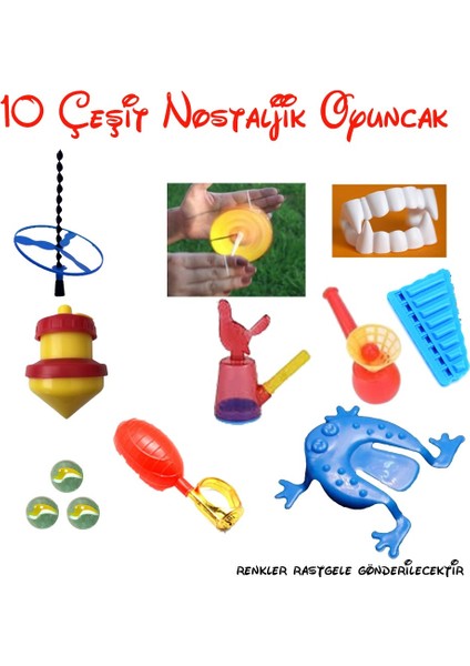 Aile Kileri Nostaljik Oyuncak Paketi 10 Çeşit