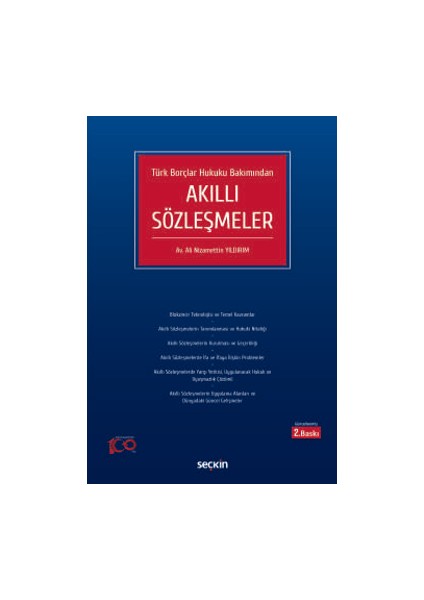 Akıllı Sözleşmeler - Ali Nizamettin Yıldırım