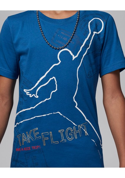 Jordan Jdb Jm Flıght Stamps Ss Tee Erkek Çocuk Tişört