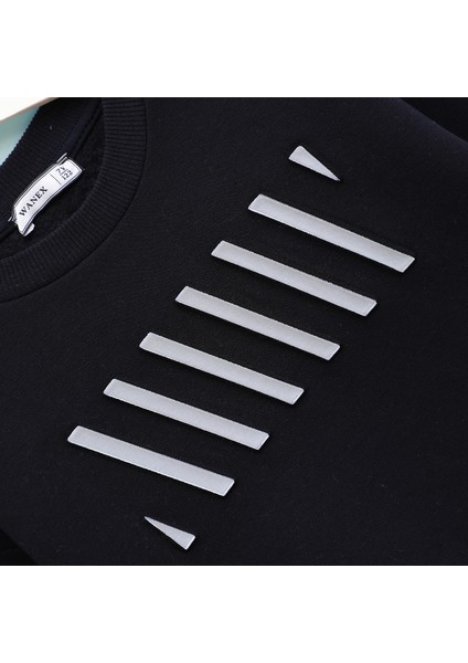 Erkek Çocuk Şardonlu Sweat - 15932 - Lacivert