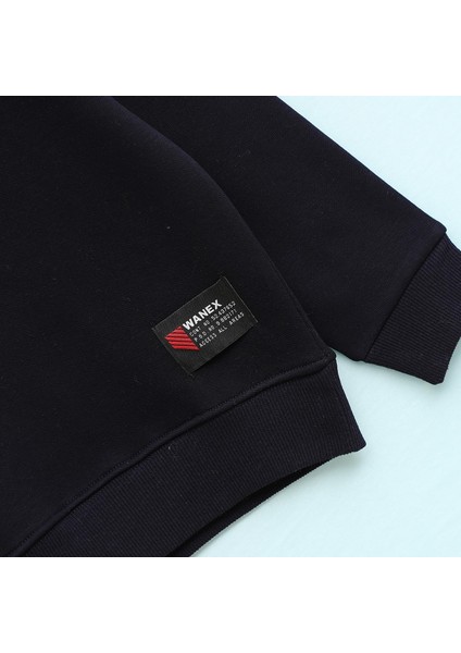 Erkek Çocuk Şardonlu Sweat - 15932 - Lacivert