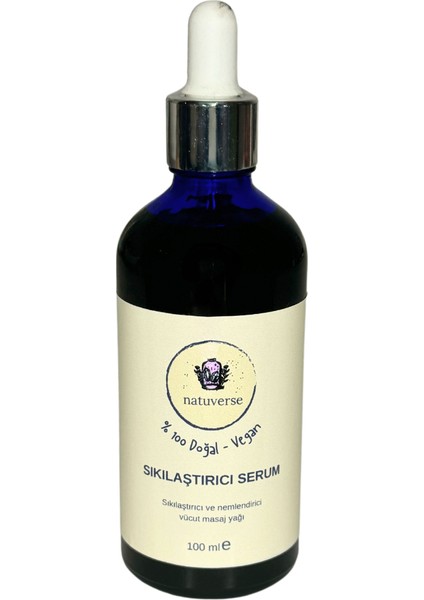 % 100 Doğal Vegan Vücut Sıkılaştırıcı Selülit Serumu 100 ml