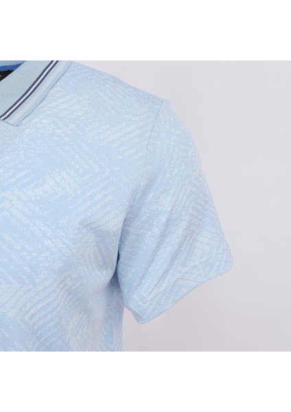 Erkek Kısa Kol Polo Yaka Baskılı Tişört DJS-274 - modelleri