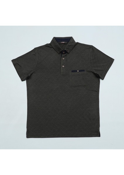 Erkek Kısa Kol Düğmeli Polo Yaka T-Shirt - Djs-276 -