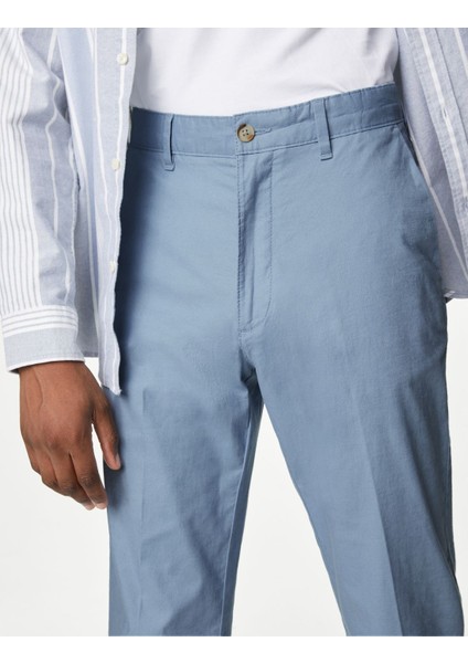 Marks & Spencer Regular Fit Keten Chino Pantolon