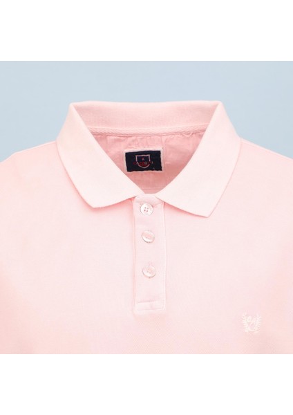 Erkek Kısa Kol Polo Yaka Düğmeli T-Shirt - Czt-169 - Pembe fiyatları