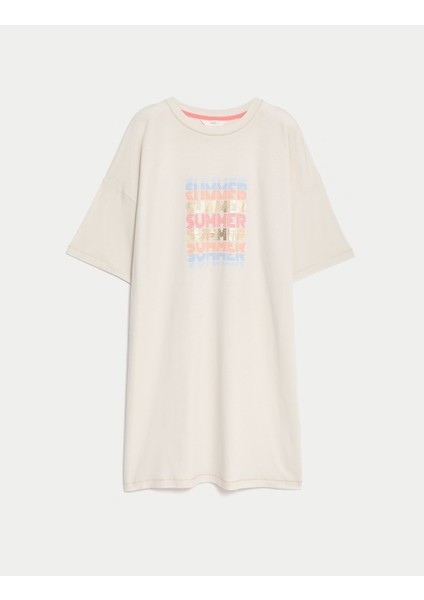 Cool Comfort™ Kısa Kollu Gecelik