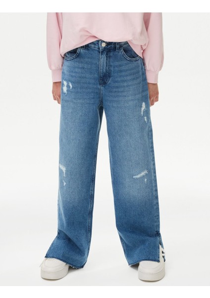 Saf Pamuklu Denim Jean (6-16 Yaş) modelleri