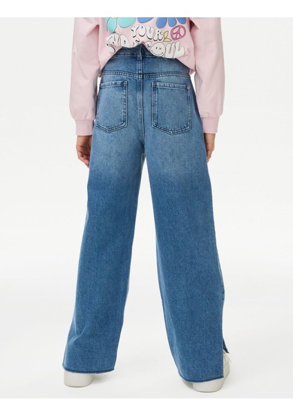 Saf Pamuklu Denim Jean (6-16 Yaş) fırsatları