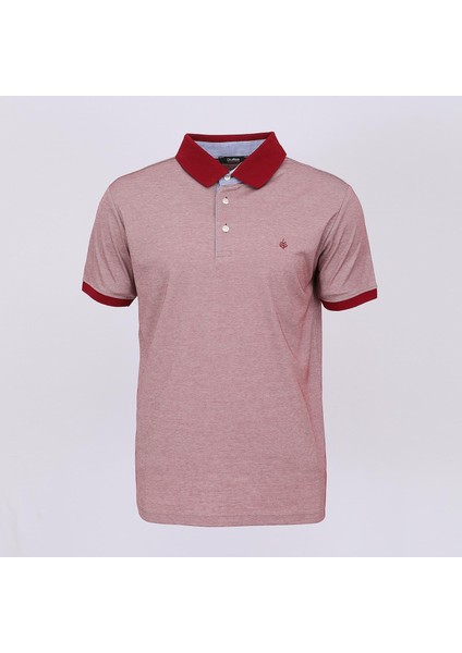 Erkek Kısa Kol Polo Yaka T-Shirt - Ip-203 - Bordo