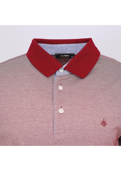 Erkek Kısa Kol Polo Yaka T-Shirt - Ip-203 - Bordo