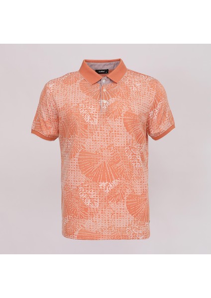 Erkek Kısa Kol Polo Yaka Baskılı Tişört DJS-275 -