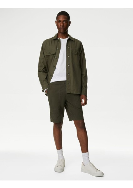 Regular Fit Utility Şort