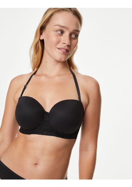 Body Soft™ Dantel Detaylı Straplez Sütyen fırsatları