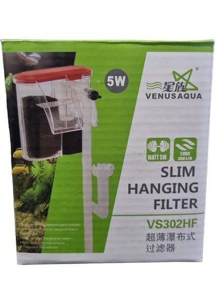 Venüsaqua VS-302HF Akvaryum Şelale Filtre 5W 300 L/h modelleri