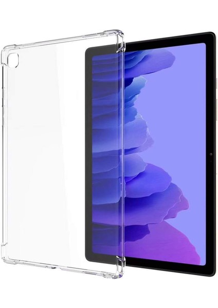Samsung Galaxy Tab A7 10.4 Antishock Köşe Korumalı Şeffaf Shockproof Esnek Kılıf