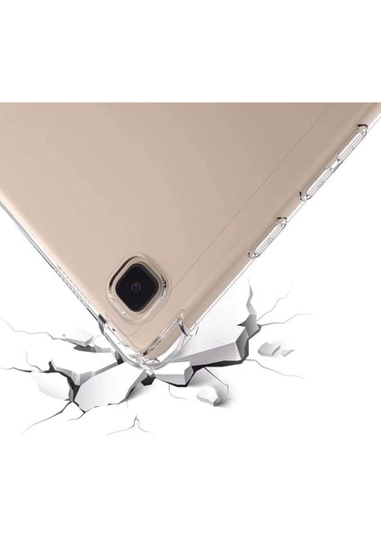 Samsung Galaxy Tab A7 10.4 Antishock Köşe Korumalı Şeffaf Shockproof Esnek Kılıf