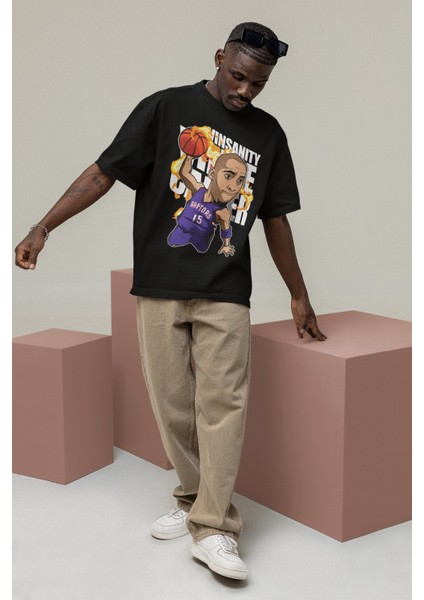 Unisex Vince Carter Baskılı T-Shirt Erkek-Kadın Basketbol Temalı T-Shirt modelleri