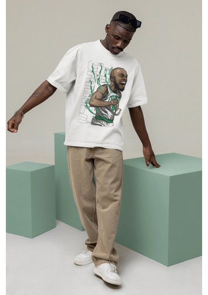 Unisex Kevin Garnett Baskılı T-Shirt Erkek-Kadın Basketbol Temalı T-Shirt modelleri