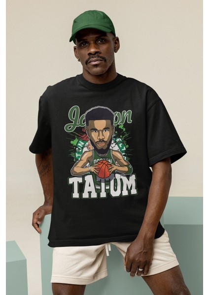 Unisex Jayson Tatum Baskılı T-Shirt Erkek-Kadın Basketbol Temalı T-Shirt modelleri