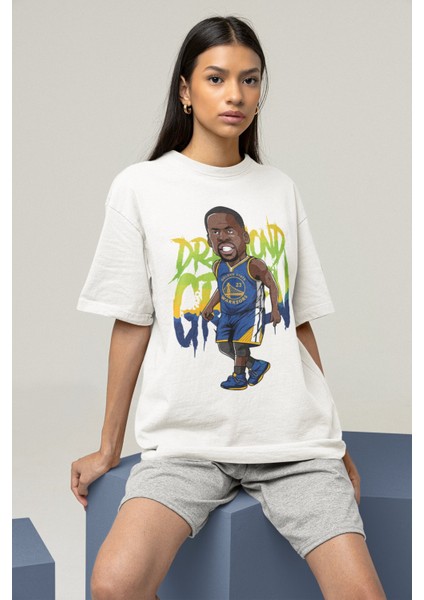 Unisex Draymond Green Baskılı T-Shirt Erkek-Kadın Basketbol Temalı T-Shirt fiyatları