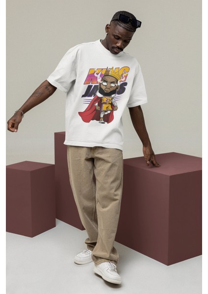 Unisex Lebron James Baskılı T-Shirt Erkek-Kadın Basketbol Temalı T-Shirt modelleri