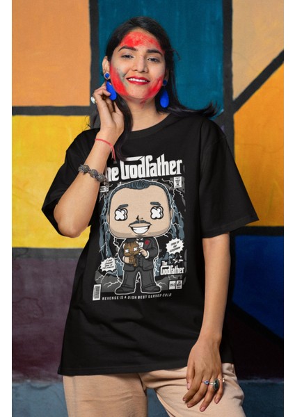 The Godfather Yazılı Tshirt Unisex Godfather Film Baskılı T-Shirt fiyatları
