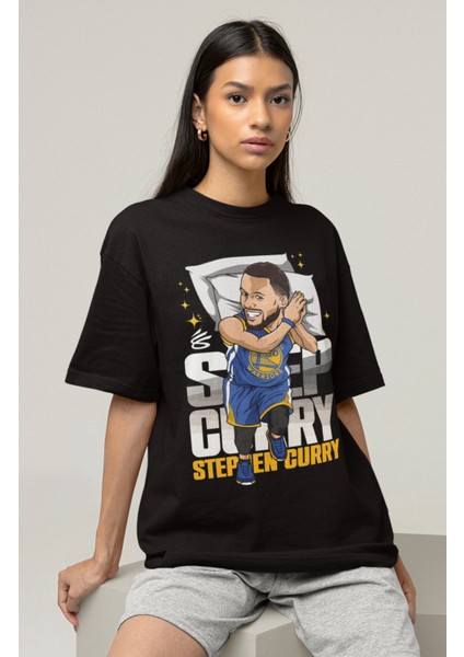 Unisex Stephen Curry Baskılı T-Shirt Erkek-Kadın Basketbol Temalı T-Shirt fiyatları
