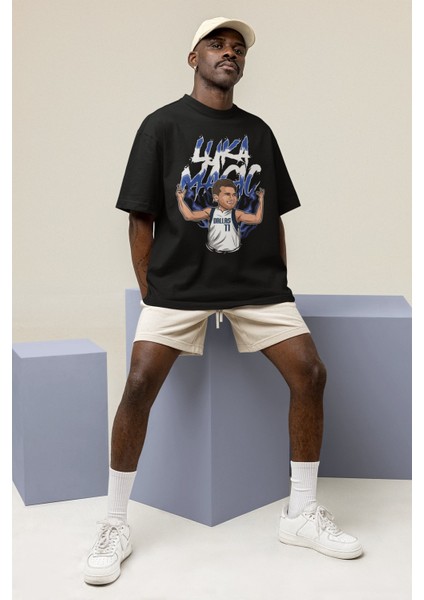 Unisex Luka Doncic Baskılı T-Shirt Erkek-Kadın Basketbol Temalı T-Shirt modelleri