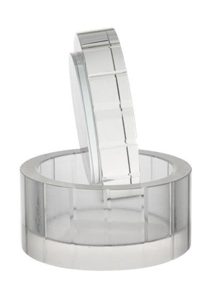 Clear Frosted Cam Dekoratif Kutu 10X10X7CM