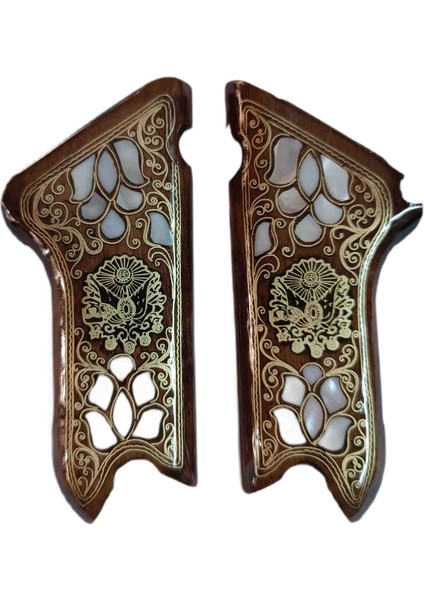 Luger P08 Makaralı Parabellum Telkari Kabze