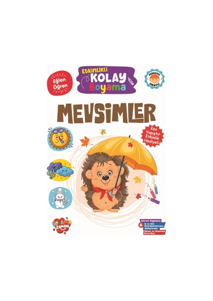 Etkinlikli Kolay Boyama – Mevsimler - Abdullah Karaca