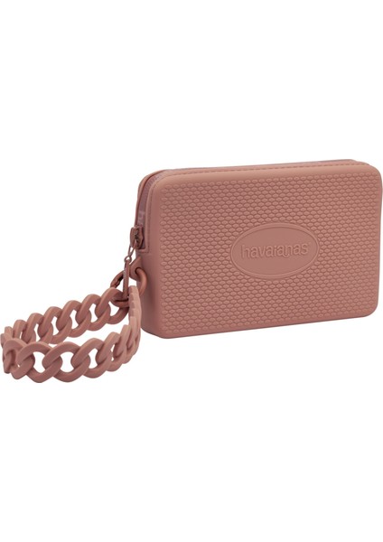 Mini Bag Chain Pembe Plaj Çantası