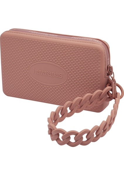 Mini Bag Chain Pembe Plaj Çantası