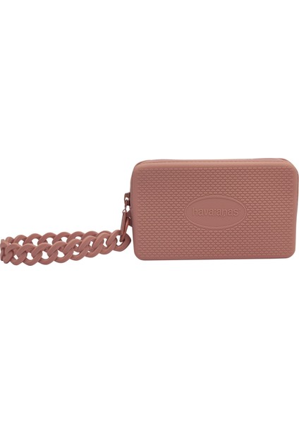 Mini Bag Chain Pembe Plaj Çantası