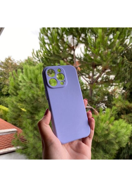 Apple iPhone 14 Pro Lila Yumuşak Silikon Kılıf
