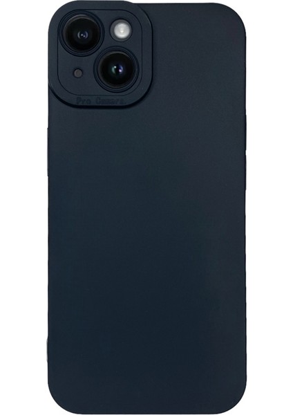 Apple iPhone 14 Siyah Renkli Silikon Kılıf