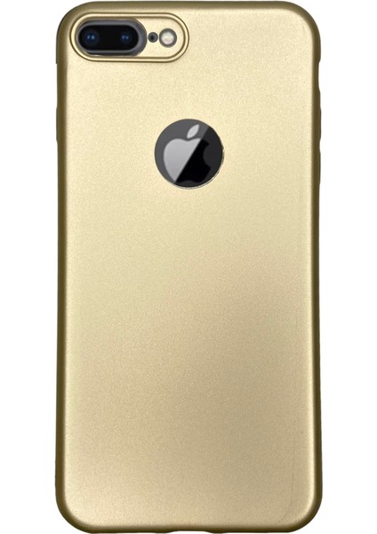 Apple iPhone 8 Plus Gold Yumuşak Silikon Kılıf