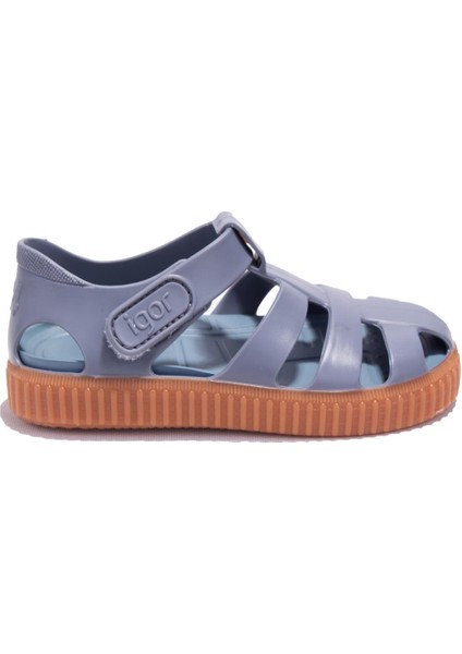 S10291 Nıco Caramelo Mavi Ortopedik Günlük Erkek Çocuk Sandalet