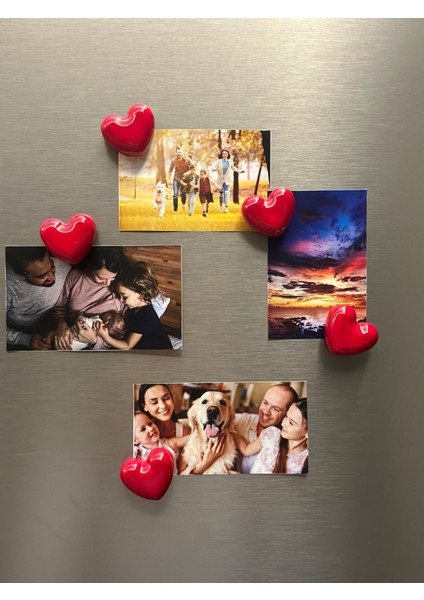 Magnet -Buzdolabı Magneti - Buzdolabı Süsü - 5’li Set Kalpli Magnet fiyatları