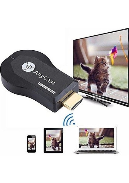 Görüntü ve Ses Aktarıcı Kablosuz HDMI Bluetooth M9 Plus